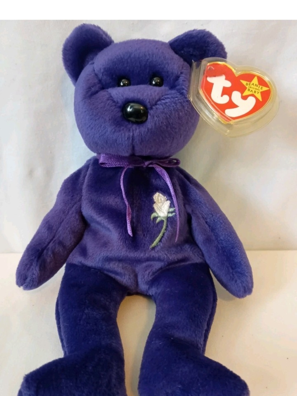 TY Beanie Baby PRINCESS DIANA 1st Edition 1997 Rare EUC